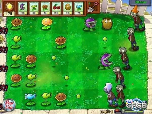 Plants vs. Zombies là một trò chơi chiến thuật có lối chơi thú vị