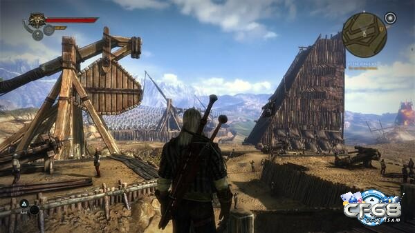 Có nhiều loại vũ khí mà Geralt có thể sử dụng trong trò chơi