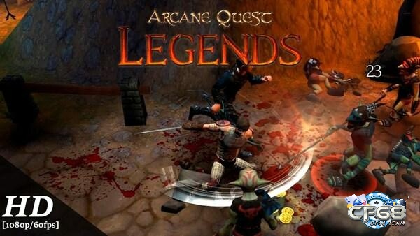 Arcane Quest Legends là game di động theo phong cách chặt chém cổ điển