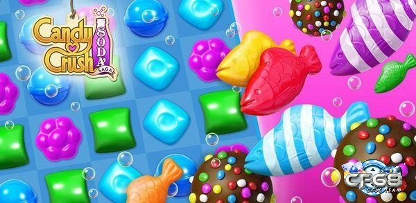 Đồ họa game có nhiều loại kẹo độc đáo và đẹp mắt