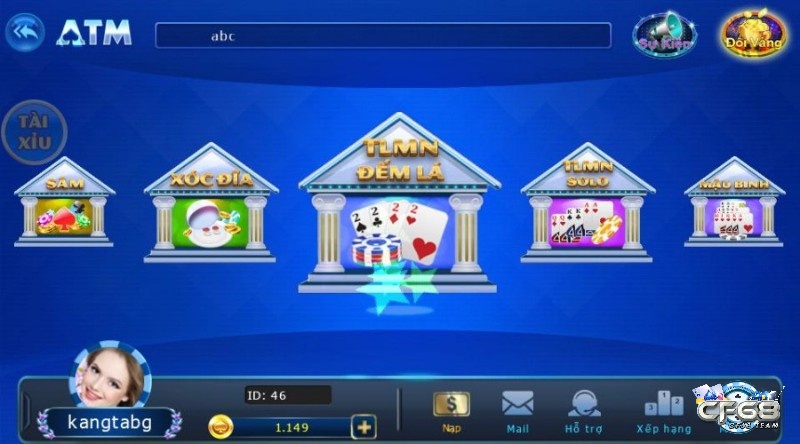 Kho game đổi thưởng hấp dẫn tại cổng game ATM doi thuong