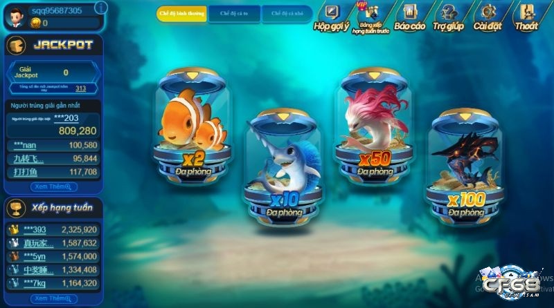 Choi game bắn cá online để thắng lớn