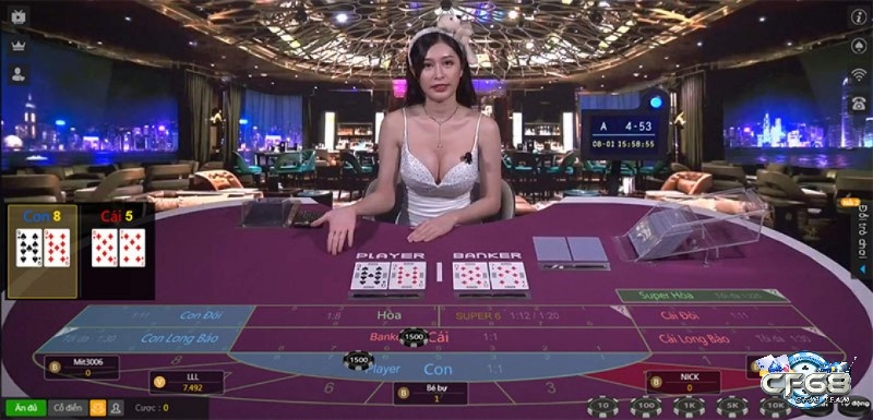 Trò chơi Baccarat tại sảnh của casino Thien ha thực sự là một trải nghiệm đẳng cấp