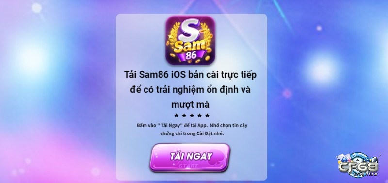 Tải Sam86 cho iOS rất nhanh chóng