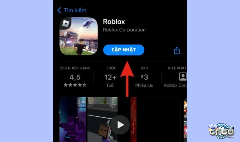Cách khắc phục Roblox bị lỗi trên điện thoại - Cập nhật và tải lại Roblox