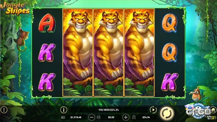 Cách chơi Game Slot Jungle Stripes